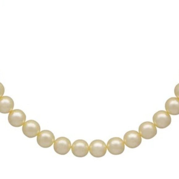 1928 JEWELRY Romantic Chunky 12mm Ivory Pearl 18" Necklace**NEW! - Picture 2 of 3